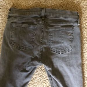 Rag & bones light grey skinny jeans